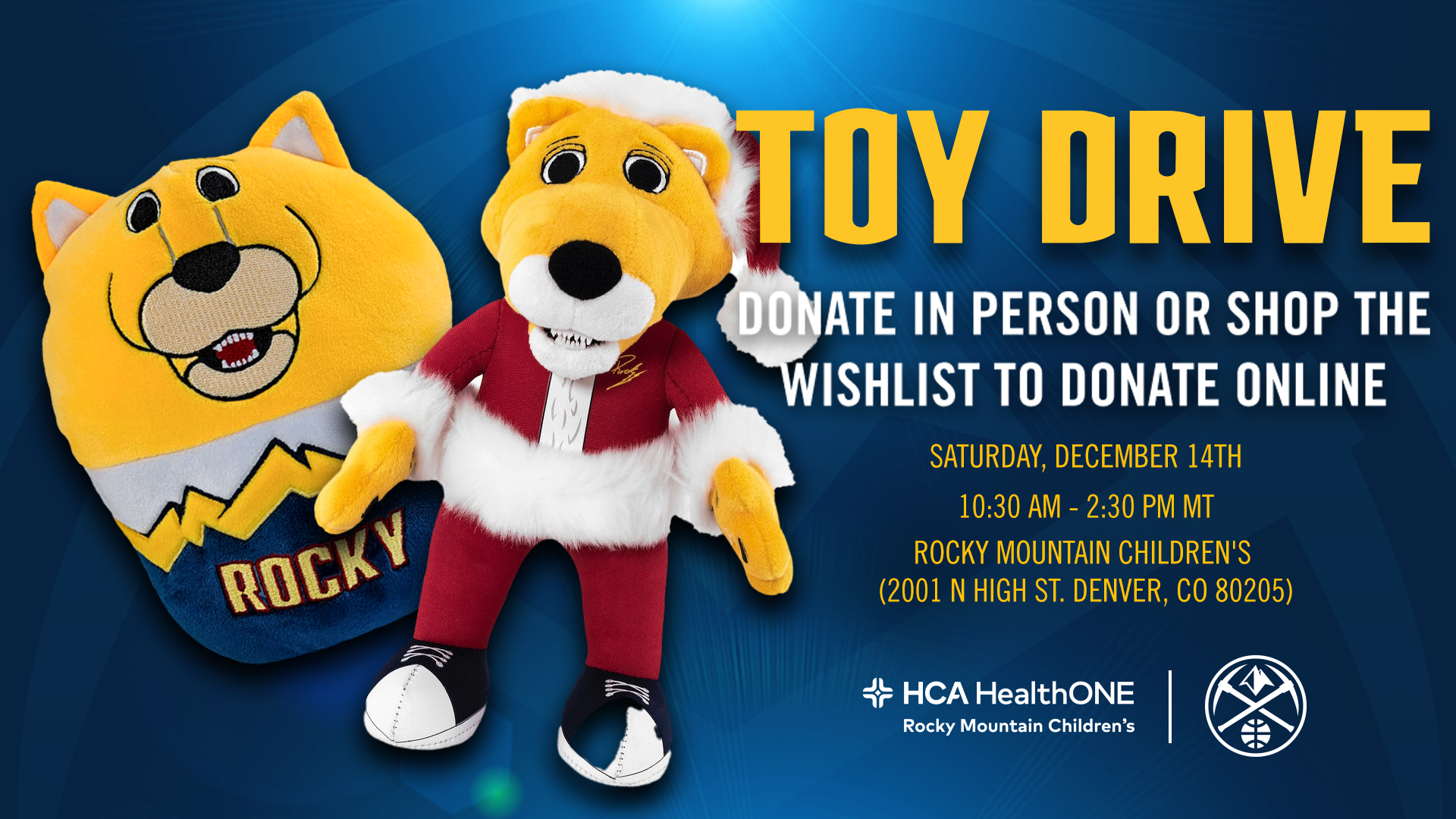 Denver Nuggets & RMHC Toy Drive