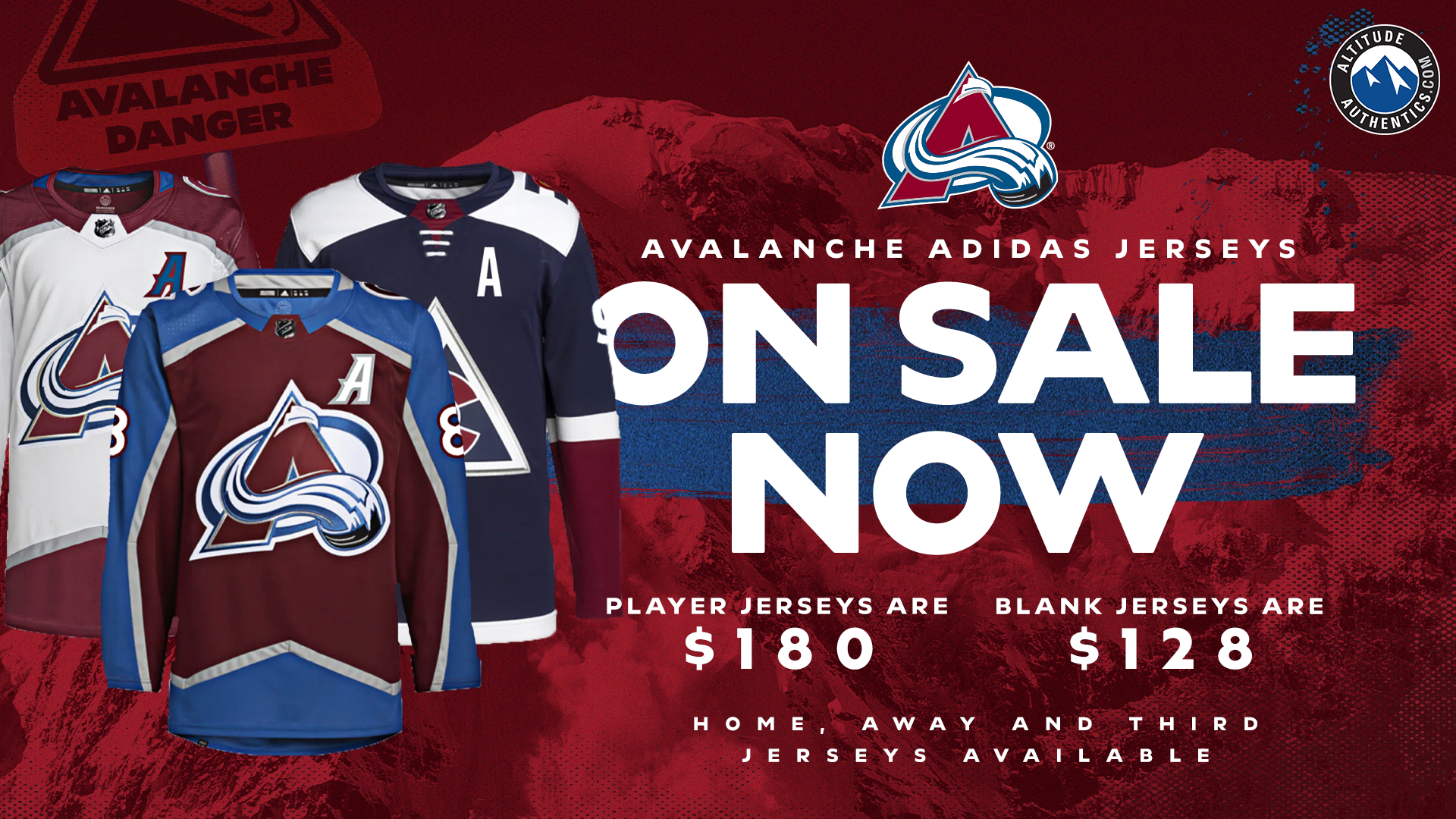 Avalanche Jerseys On Sale