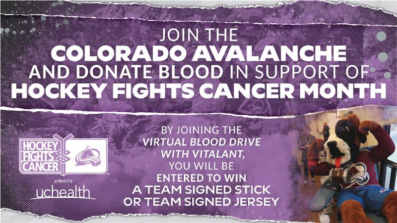 Hockey Fights Cancer Blood Drive