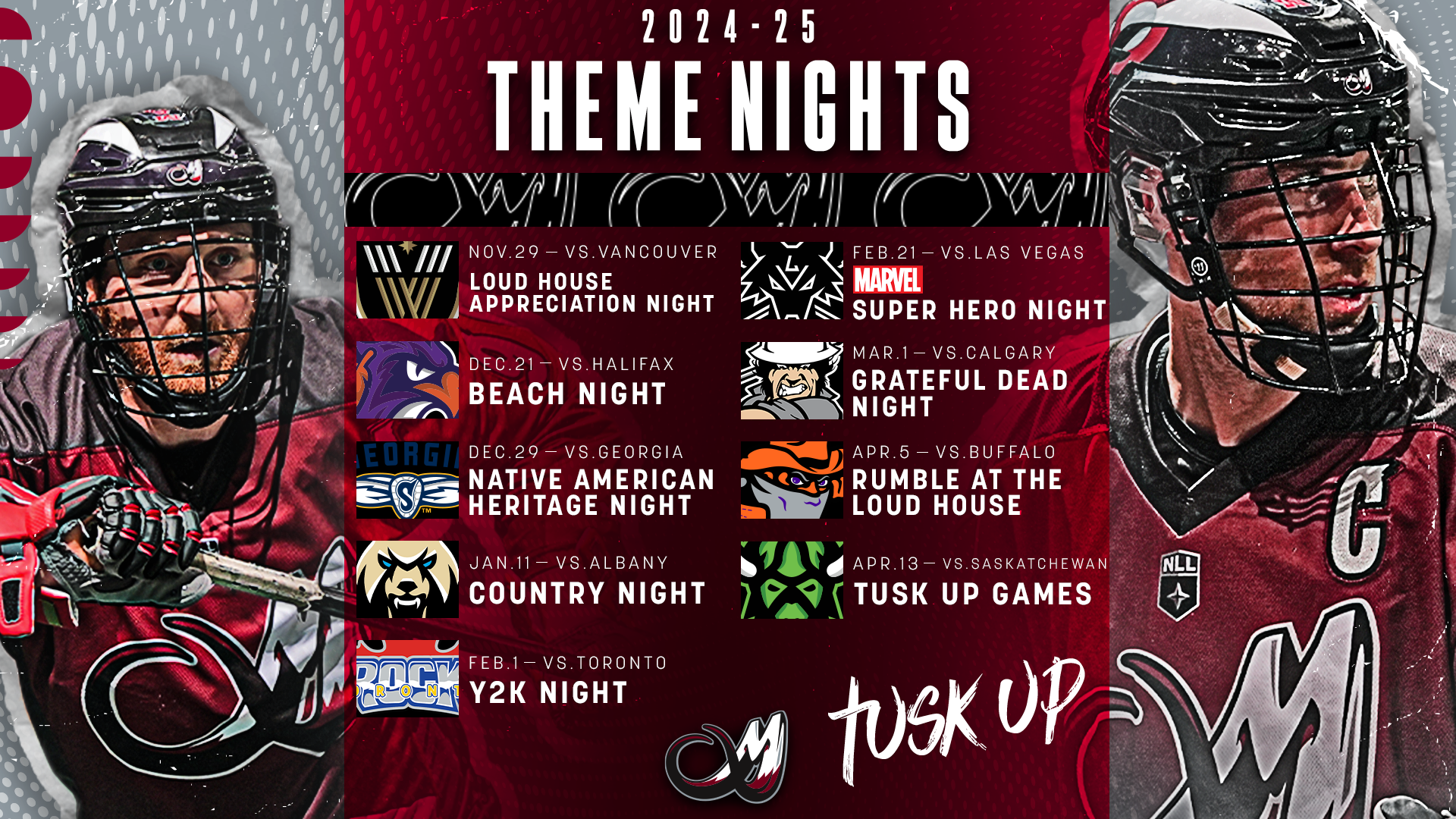 Theme Night Schedule