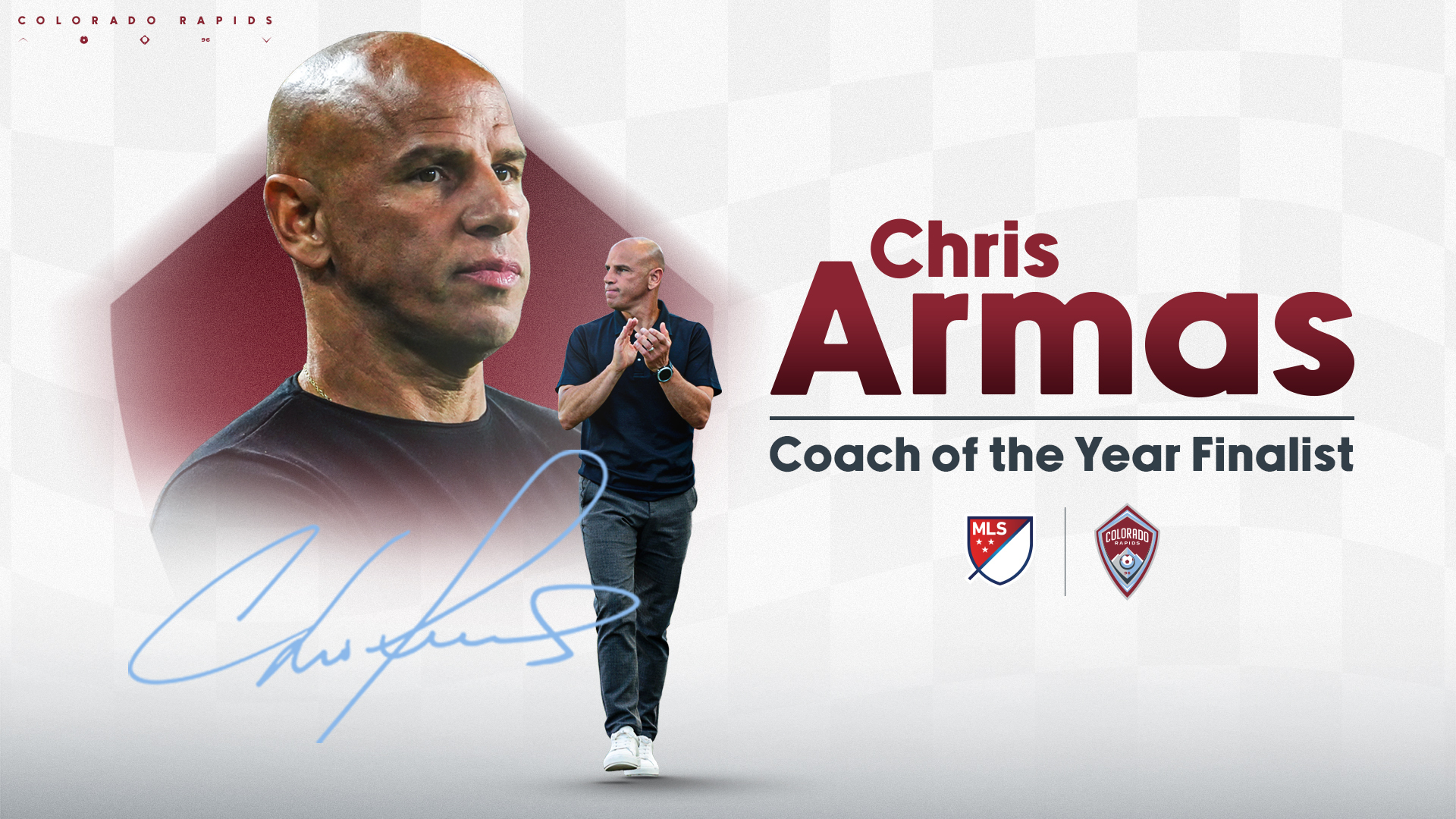 Chris Armas Named as Finalist for the 2024 Sigi Schmid MLS Coach of the Year Award 