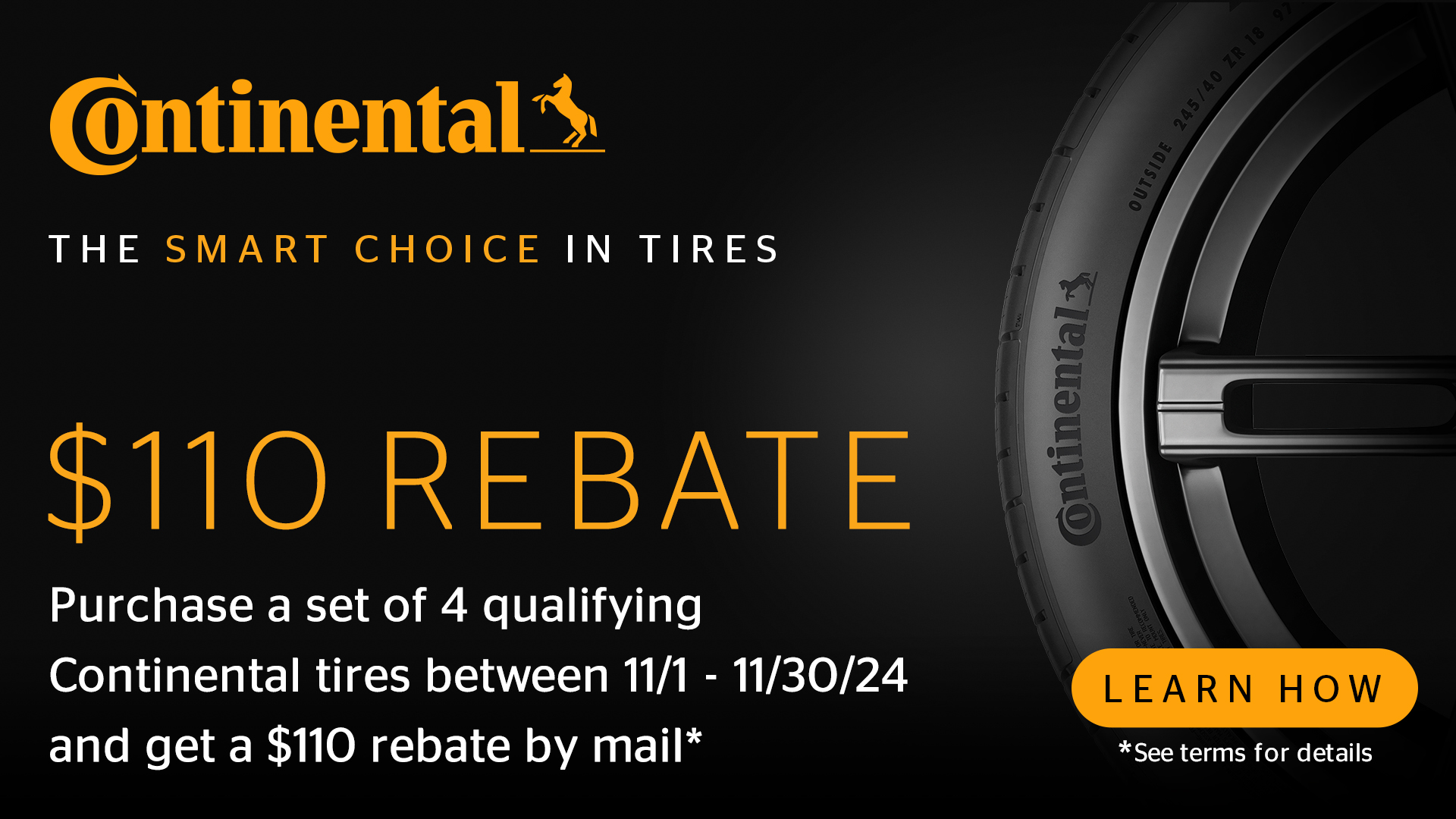 Fall Savings with Continental Tire! 