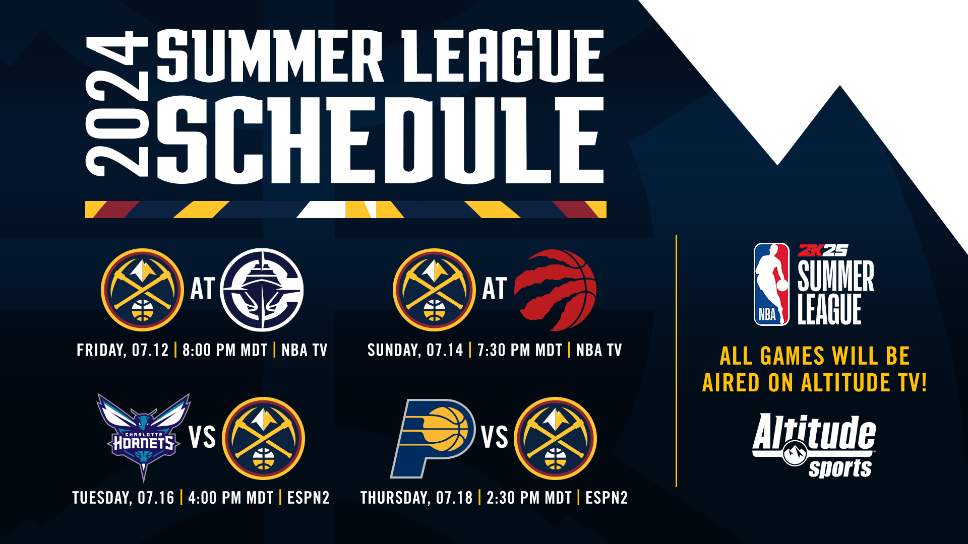 Summer League Schedule