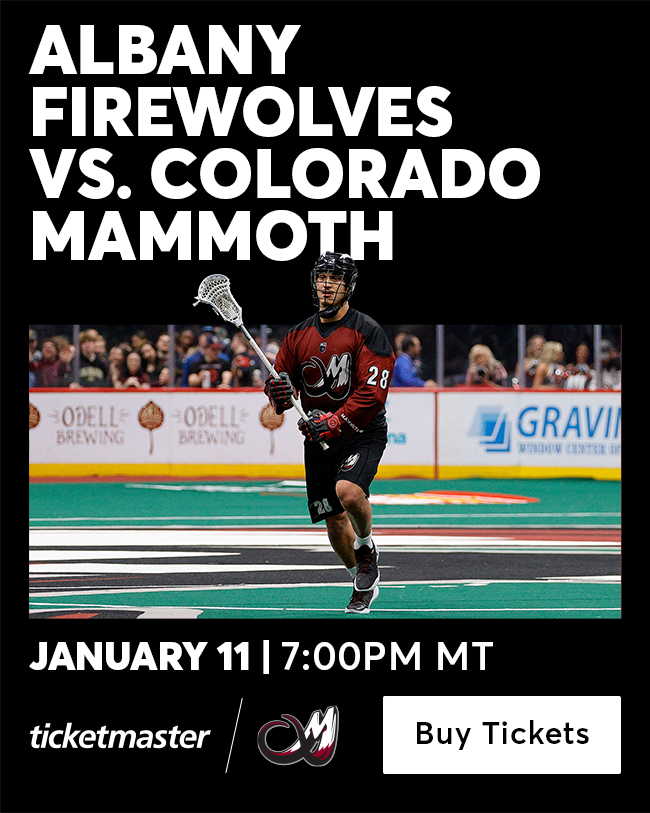 Colorado Mammoth x Ticketmaster