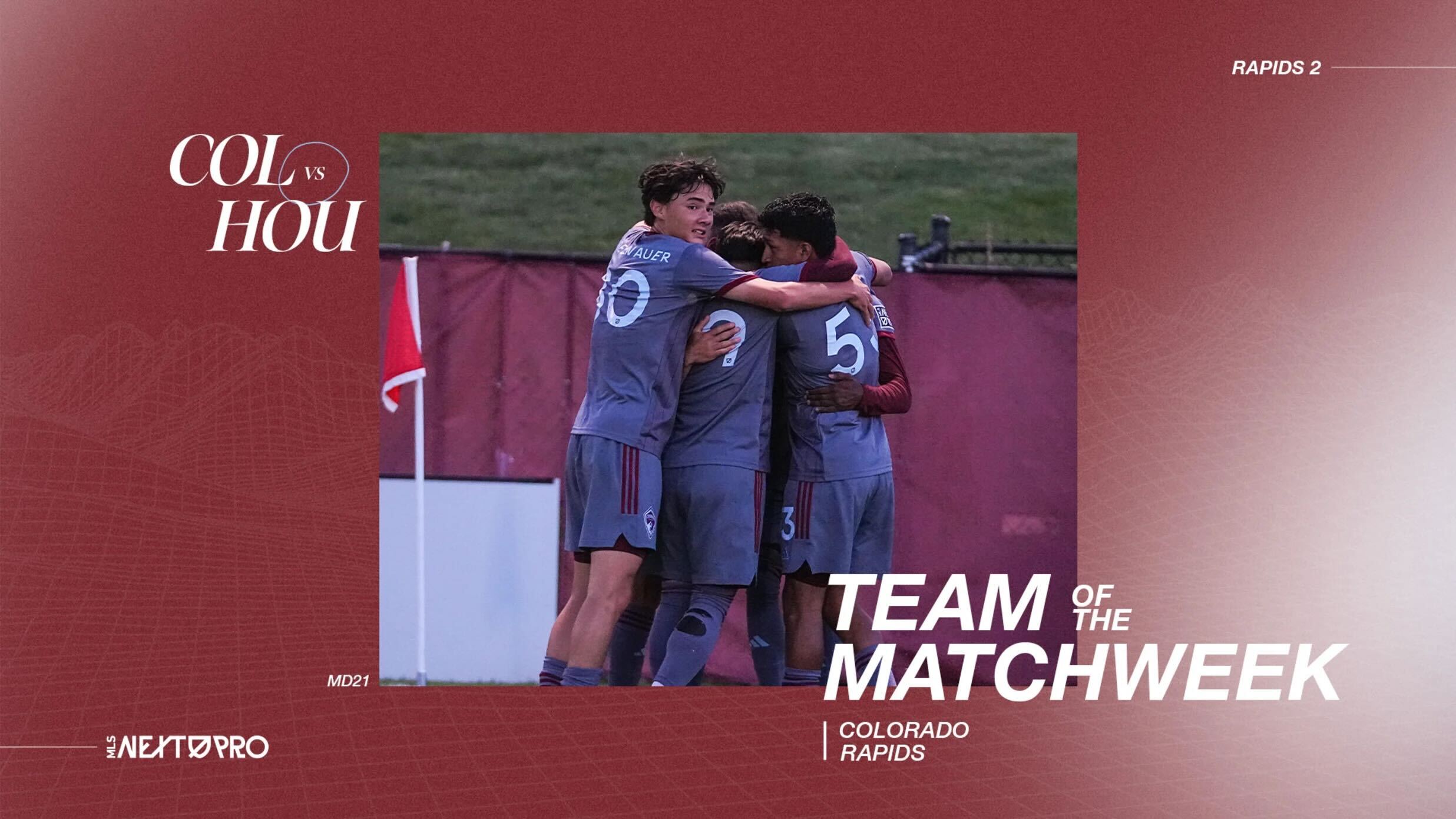 Colorado Rapids 2 Named MLS NEXT Pro Team of the Matchweek 