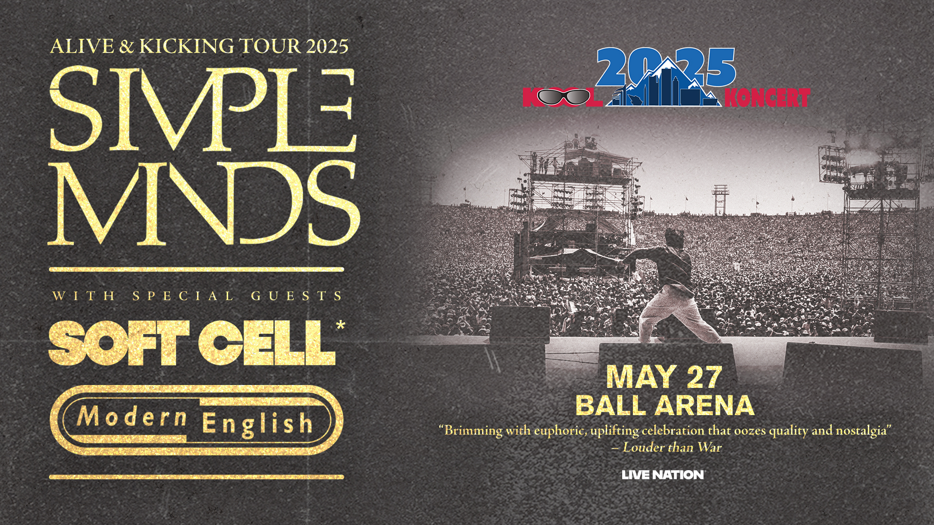 KOOL Koncert - Simple Minds: Alive & Kicking Tour 2025